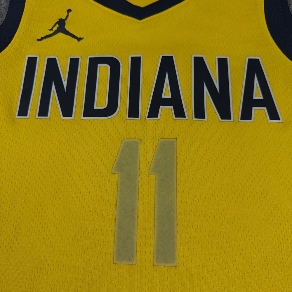 Jordan Indiana Pacers Basketball Swingman Jersey Mens 48 L Bruce Brown #11 READ